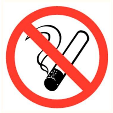 Sticker roken verboden diameter 200 mm