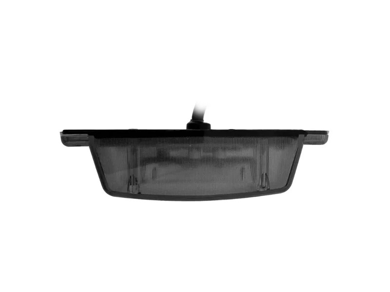 LED dubbelbrander met flitser smoke zwarte lens 12/24V 