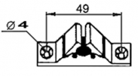 Klem t.b.v. ventilatieluik Pastore Lombardi