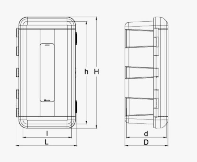 Brandblusserbox Daken Regon voor 6 kilo brandblusser