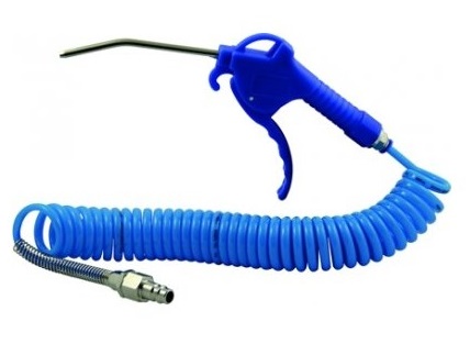 Luchtpistool blauw Mercedes aansluiting