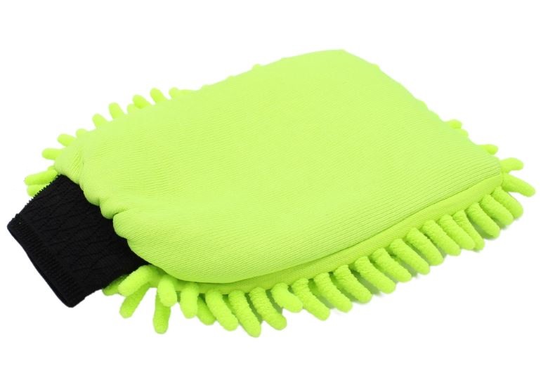 Washandschoen microvezel zacht met lange microvezels 