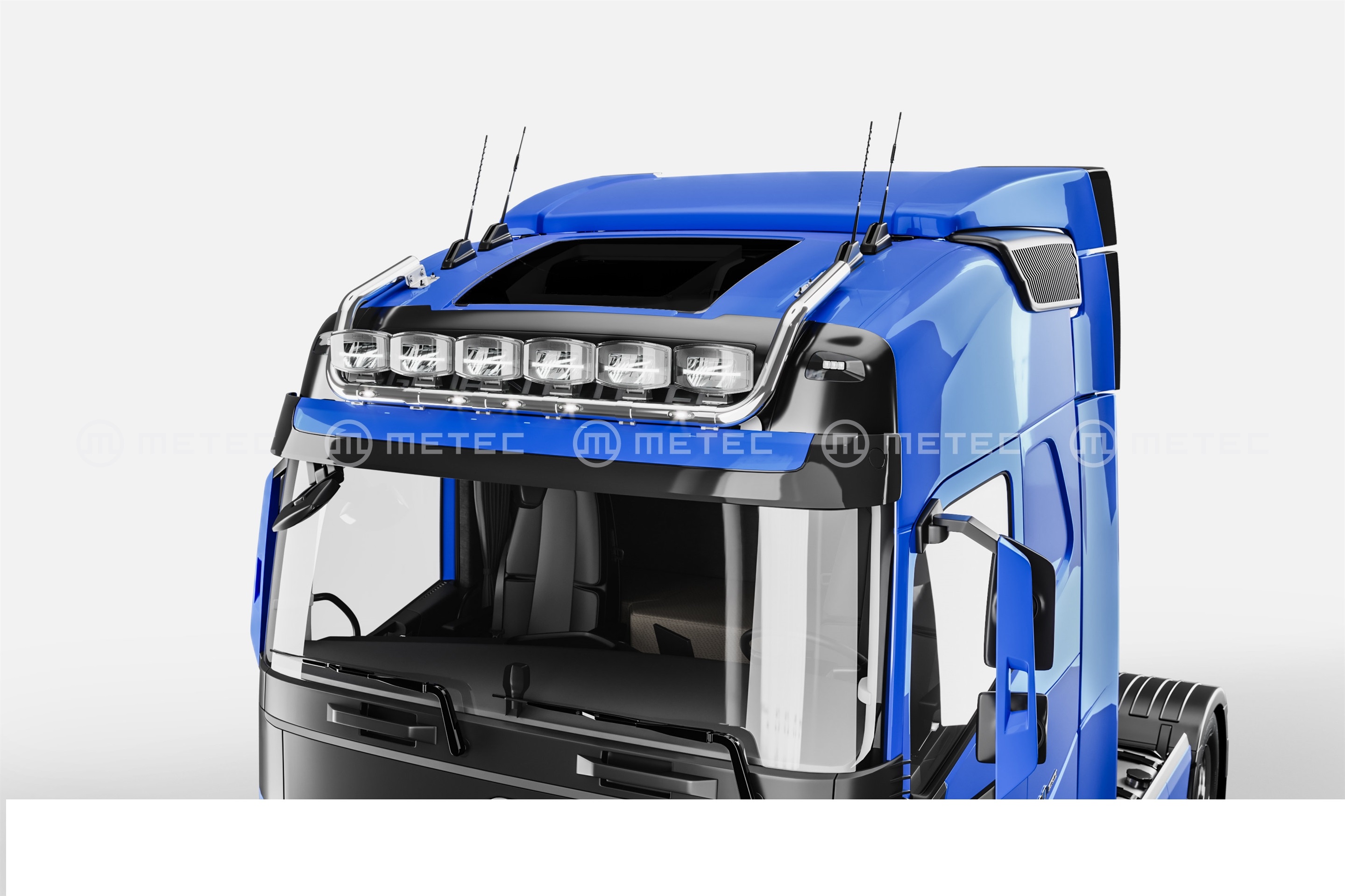 Lampenbeugel dak Volvo FH vanaf 2012 globetrotter cabine Hydra