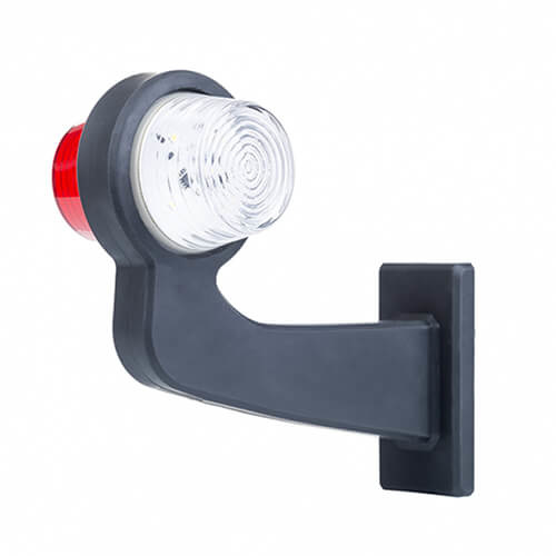 Pendellamp Tralert LED rechts haaks koud wit/rood helder 12/24V