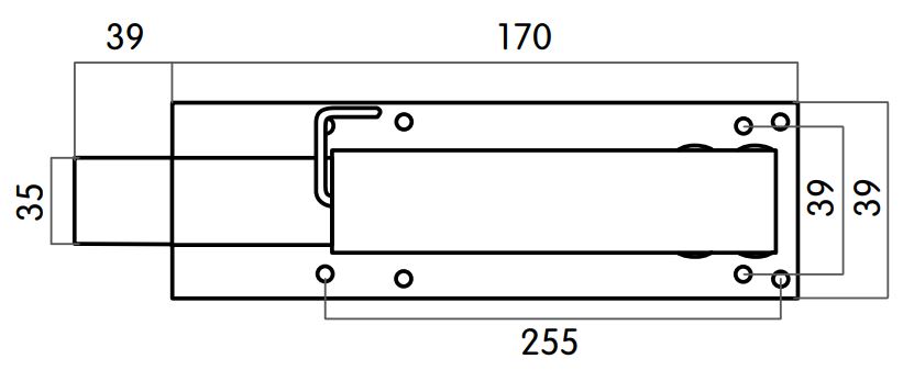 Opbouwsluiting zijbord Schmitz