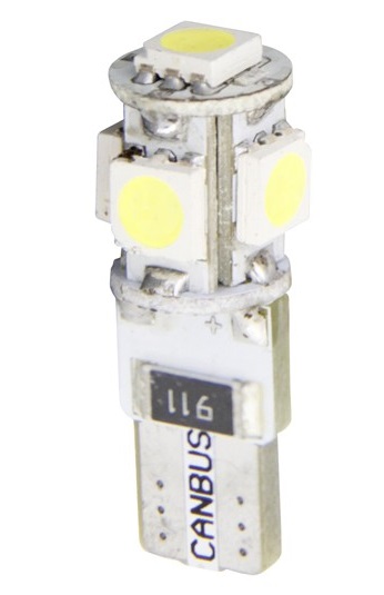 Led lamp Aspock wit 5 leds canbus 24V, 2 stuks