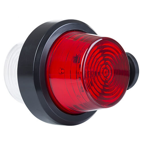 Pendellamp Tralert LED kort koud wit/rood helder 12/24V 