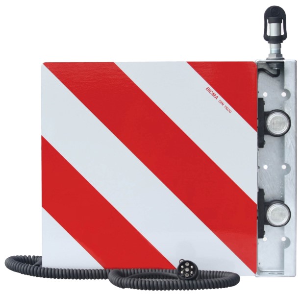 Breedte markering bord met verlichting 423 x 423