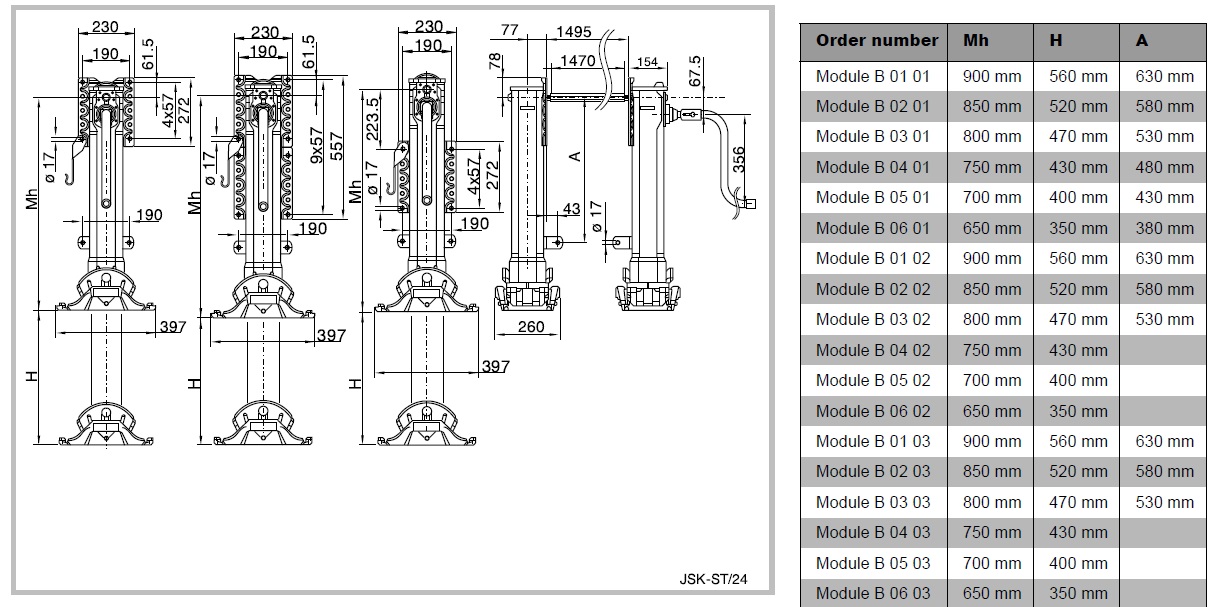 Steunpoot Jost links B0501