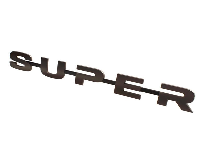 Scania letters SUPER origineel 57 cm