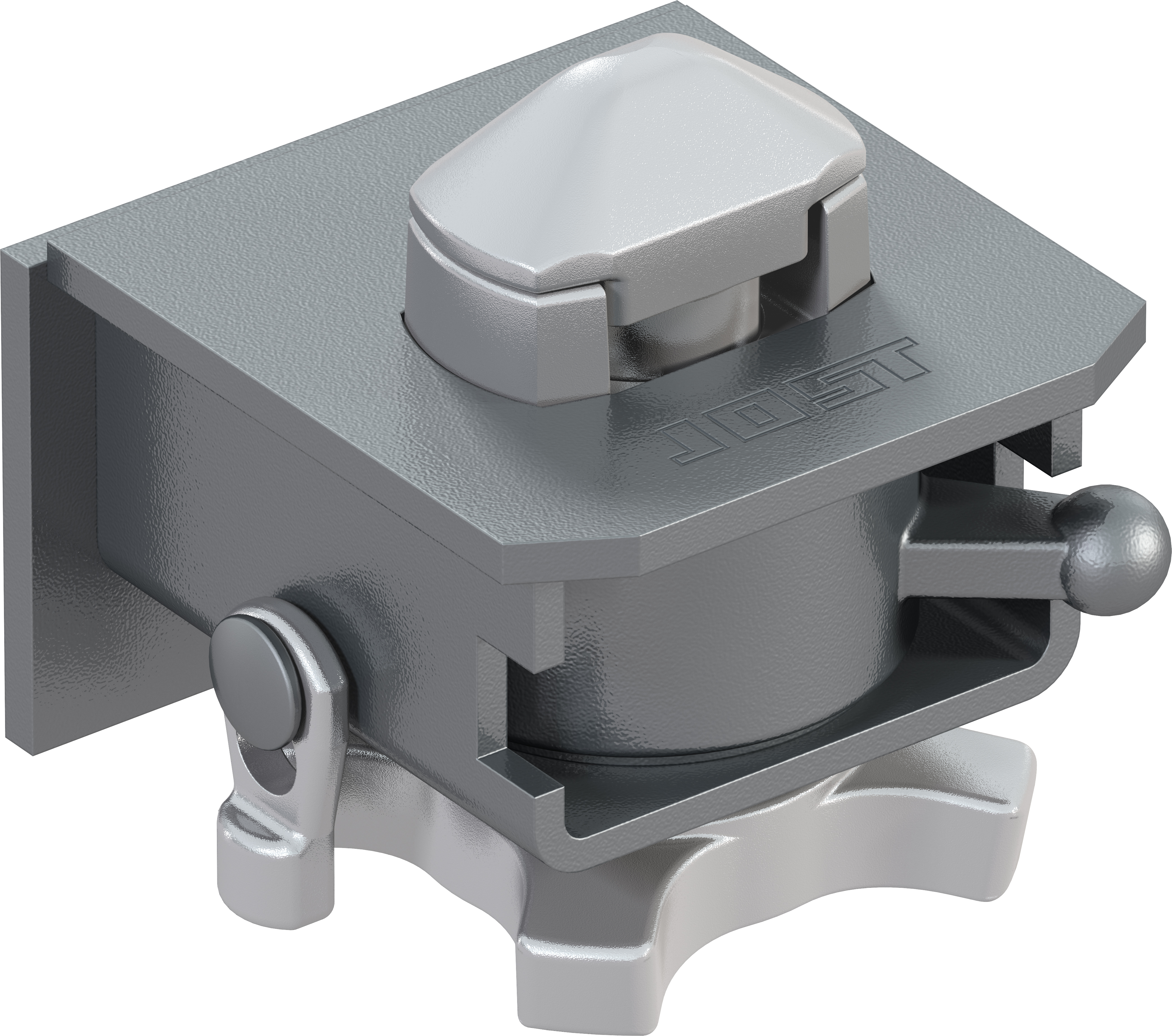 Twistlock R401VAK Jost compleet met rugplaat 2 inch verzinkbaar