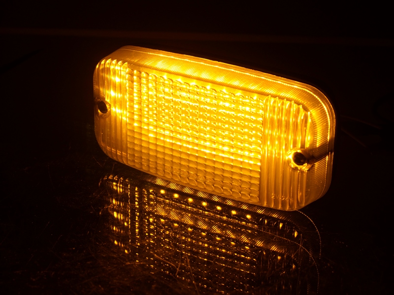 Led unit xenon wit / oranje voor Talmu dagrijlampen 24V