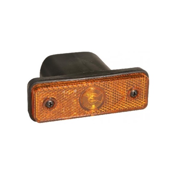 Markeringslamp Aspock Flatpoint led oranje 24V