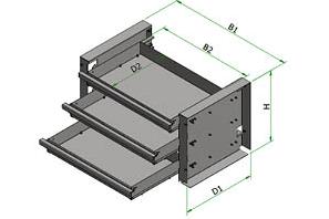 Lademodule RVS B800 Tilbox