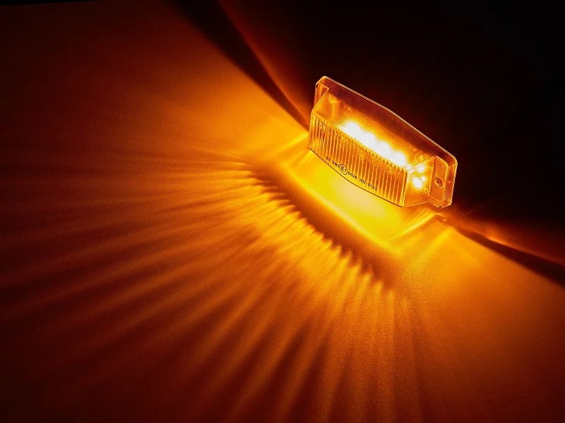 LED dubbelbrander oranje 24V 