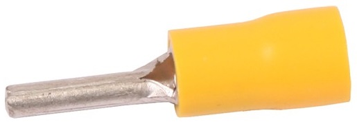 Draadpen kabelschoen 2,9 mm geel 50 stuks