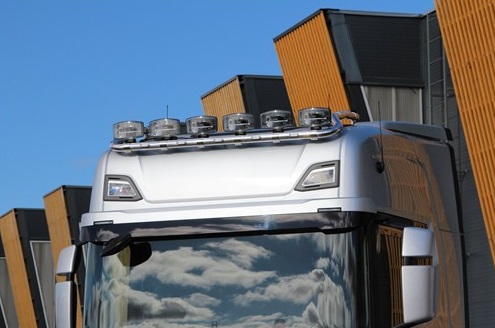 Lampenbeugel led Scania R vanaf 2016 dakmontage hoog recht