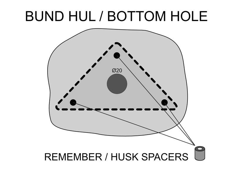 Michelin pop met LED verlichting complete set 2 stuks dual color 24V