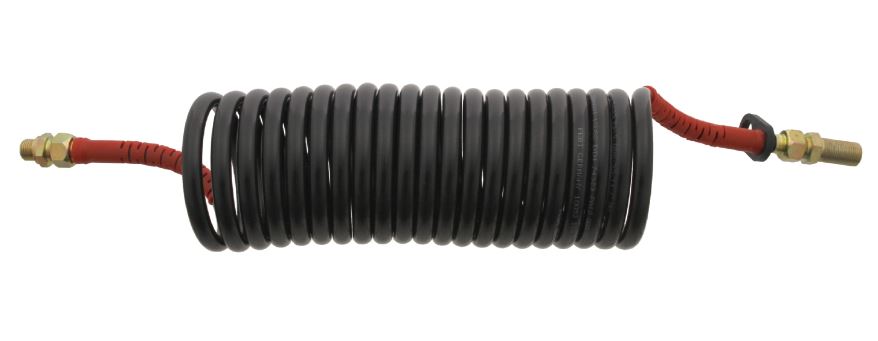 Luchtspiraal rood / zwart Febi M16 / M18 x 1.5 / 35 mm