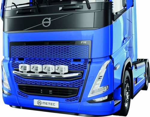 Lampenbeugel grille Volvo FH vanaf 2020 met 3 witte LED's City