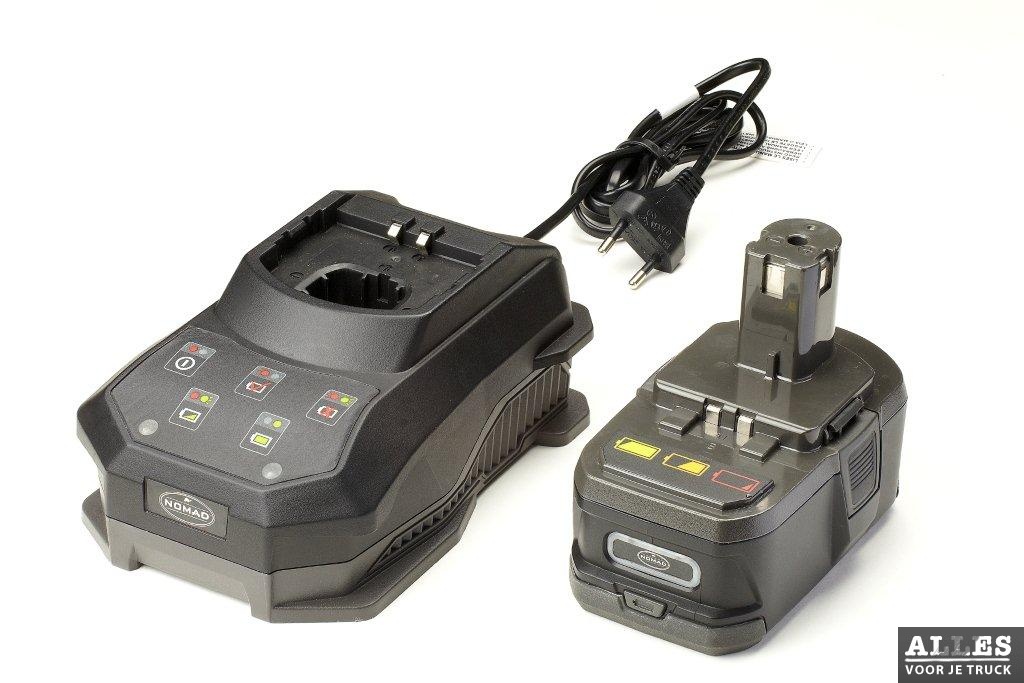 Nomad lithium-ion oplaadbare accu 18V
