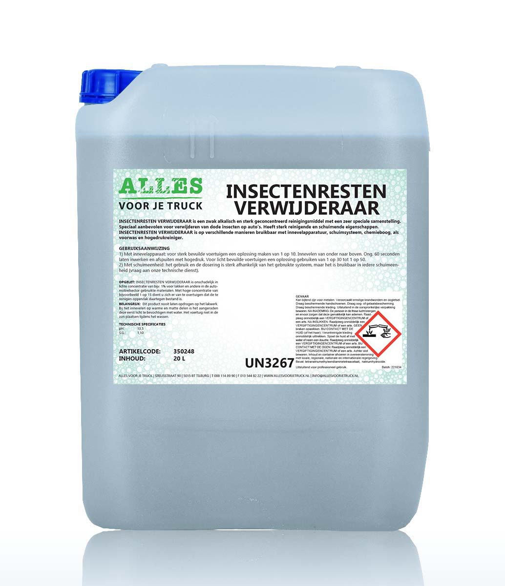 Insectenverwijderaar AVJT Insectenrestenverwijderaar, 20 ltr