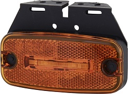 LED Markeringslamp oranje Hella 12V