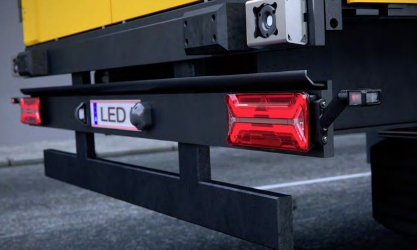 Achterlicht Ecoled II Aspock 12/24V Links trailer 7 polig