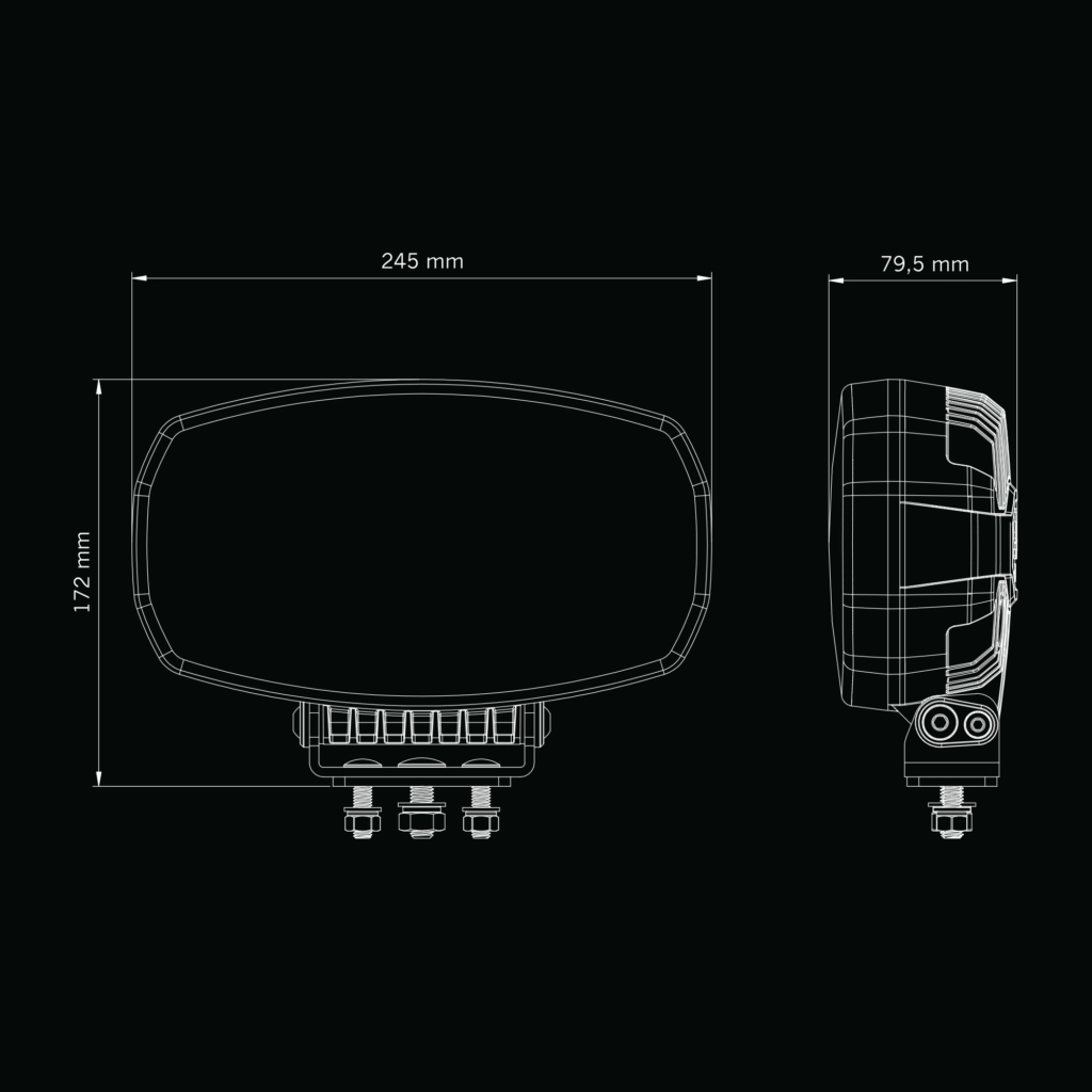 LED Verstraler Strands Firefly one 12/24V met flitser