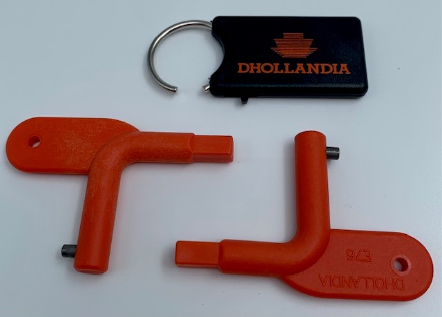 Set laadklepsleutels  Dhollandia O.T.