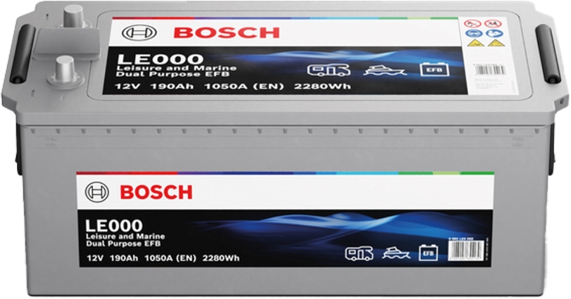 Accu 190Ah 12V Bosch LE000 leisure EFB