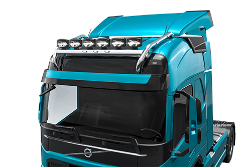 Lampenbeugel dak Volvo FH vanaf 2020 globetrotter cabine Crossbar