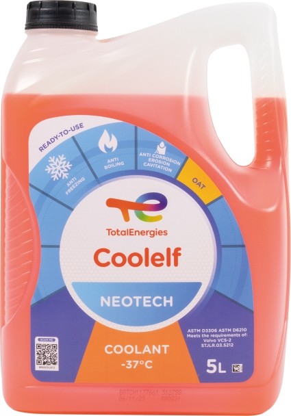 Koelvloeistof Coolelf Neotech -37°C 5 liter 