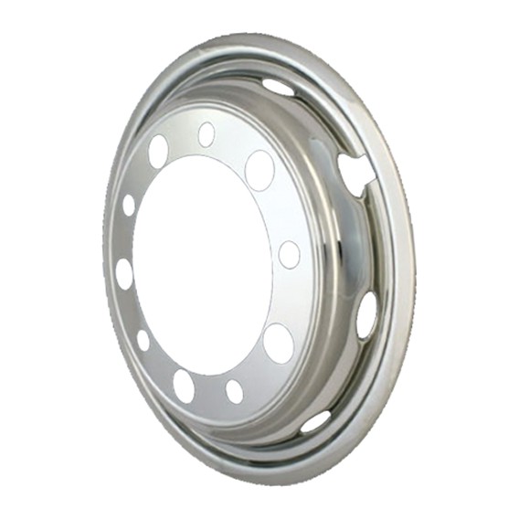 Wieldop RVS voorwiel 22,5 x 8,25 en 22,5 x 9