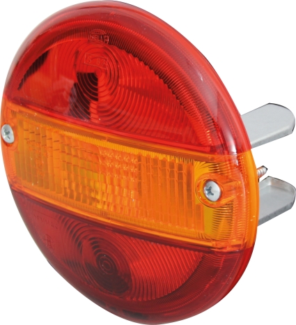 Achterlicht glas Hella 3 kamer hamburger lamp