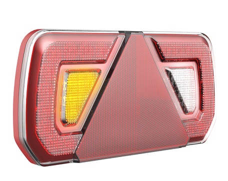 Achterlicht LED aanhangwagen E-keur 12/24V Links