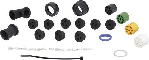 Stekkerset 7-Polig ASS1/ASS2 buscontacten