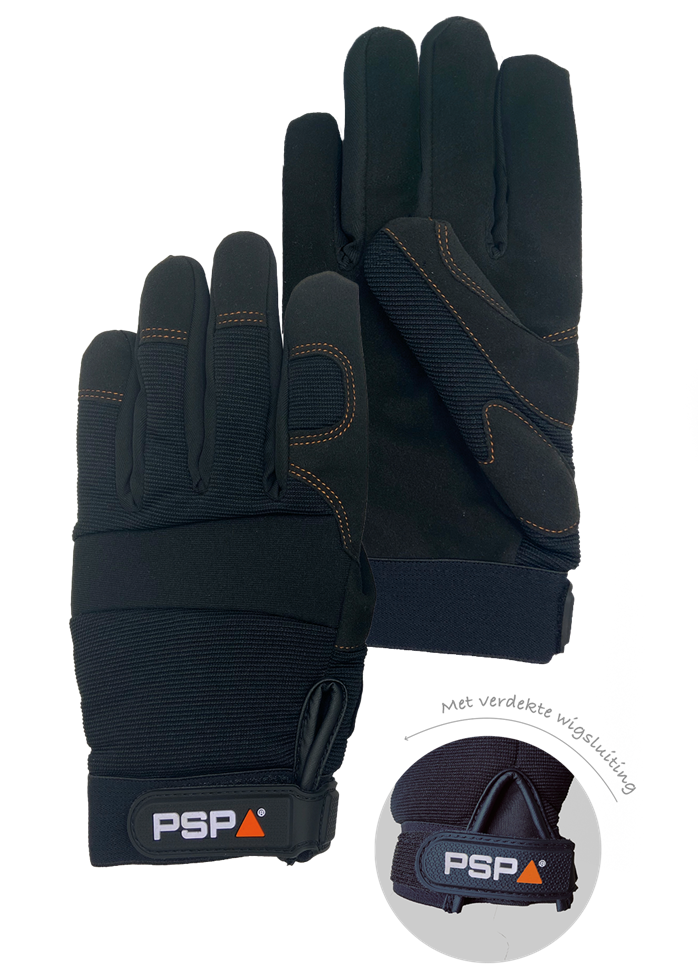 Werkhandschoen Mechanic winter black pro