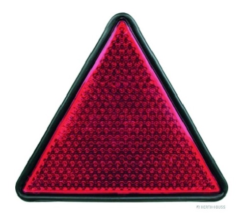 Reflector driehoek rood boutbevestiging