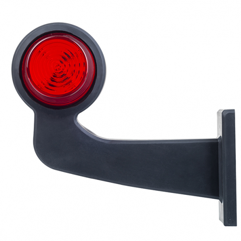 Pendellamp Tralert LED links haaks oranje/rood helder 12-24V