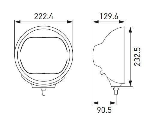 Verstraler Luminator FULL LED Hella 12/24V