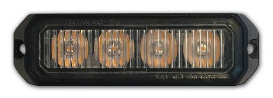 Flitser Pro 4 Compact Oranje led 12/24V