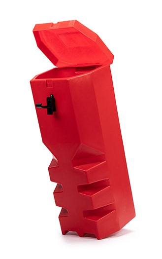 Brandblusserbox toploader Jonesco voor 9 - 12 kg brandblusser