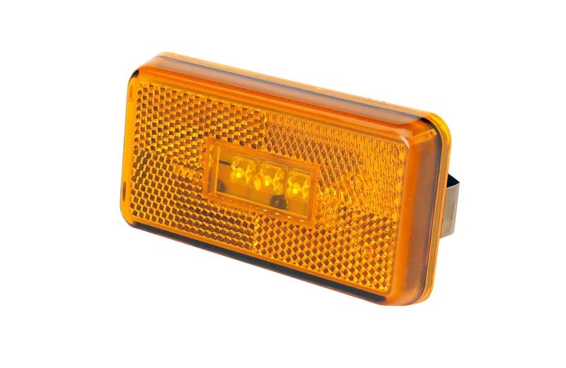 Zijmarkeringslamp 615 3-Leds oranje Scania 24V