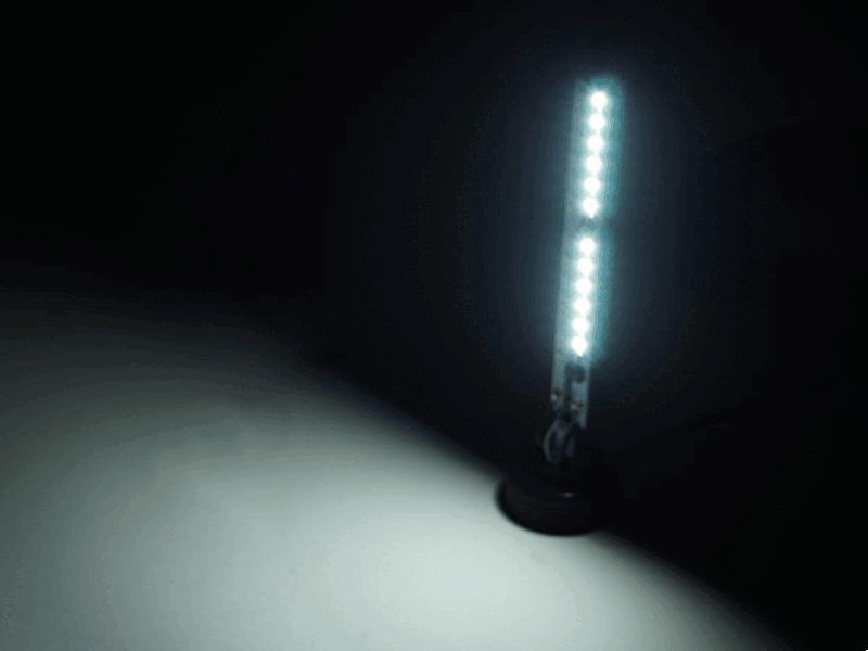 Michelin pop met LED verlichting en flitser set 2 stuks dual color 24V