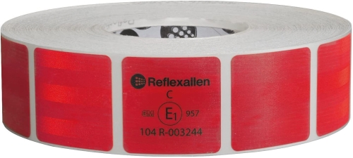 Reflectietape Reflexallen zacht gesegmenteerd, rol a 50 M