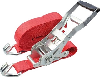 Spanband 50 mm 8m compleet met ergo ratel en haak