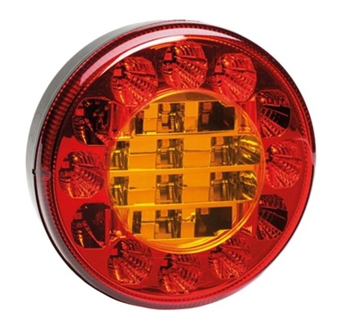 Achterlicht hamburger LED Ø122 mm Hella 12/24V