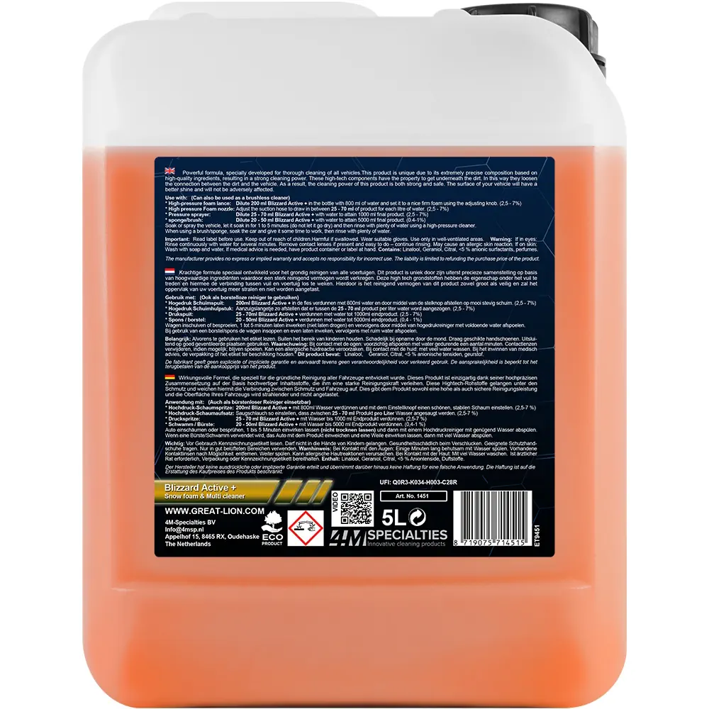 Great-Lion truck en auto shampoo 5L Snow Foam 