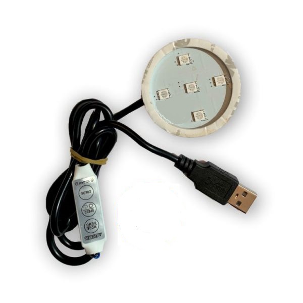 Poppy led verlichting 12/24V met USB-aansluiting